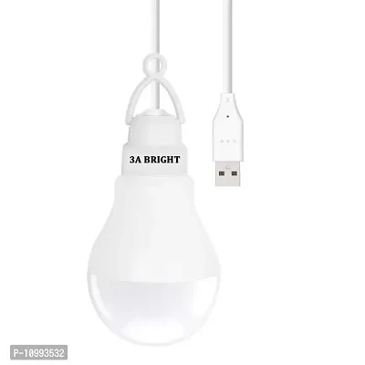 3A BRIGHT USB Bulb for Power Bank/Laptop/Mobile, Pack of 1