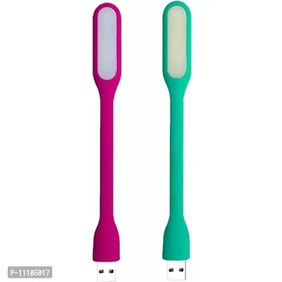 3A BRIGHT Portable Flexible USB LED Light (Colours May Vary) - Set of 2 Pcs