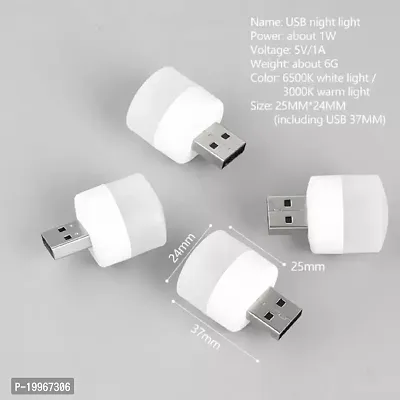 3A BRIGHT USB Portable Mini Led light for multipurpose use (Pack of 4)-thumb0