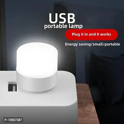 3A BRIGHT USB Portable Home Night Light | Cool White- Pack of (6)-thumb4