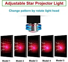 3A BRIGHT USB Laser Light 360 degree Rotation Use for Disco Light/Night Light/Room/Car/Party Decoration Disco Laser light Car Fancy Lights - (Red,Black)-thumb4