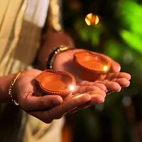 3A BRIGHT Water Sensor Diyas for Diwali Decoration | Diyas for Home Decoration| Diwali Decoration Items for Home Decor Diyas | Diwali LED Diyas Candle with Water Sensing Technology E-Diya (6)-thumb1