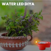 3A BRIGHT Water Sensor Diya for Home Decor Festivals Decoration Floating Led Light Diya Diwali Purpose Waterproof Candles Party Decorations Water Activated (Pack of 6 Diya)-thumb4