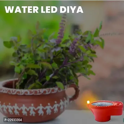 3A BRIGHT Water Sensor Diya for Home Decor Festivals Decoration Floating Led Light Diya Diwali Purpose Waterproof Candles Party Decorations Water Activated (Pack of 6 Diya)-thumb5