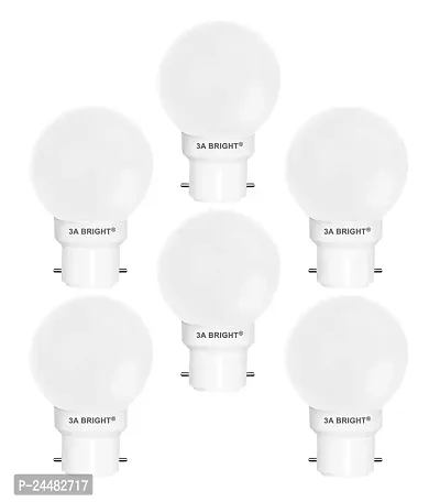 Trendy  Deco Mini 0.5-Watt Base B22 LED Night Bulb (Pack of 6, Cool White)