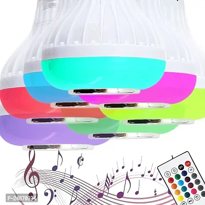 3A BRIGHT B22 LED Music Light Bulb with Bluetooth Speaker RGB Self Changing Color Lamp Built-in Audio Speaker for Home, Bedroom, Living Room, Party Decoration-thumb3