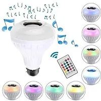 3A BRIGHT 12W B22 Led Wireless Light Bulb With Speaker | Bluetooth Enabled | RGB Music Light | Colour Changing Remote Control Access-thumb3