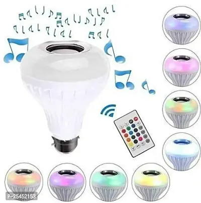 3A BRIGHT 12W B22 Led Wireless Light Bulb With Speaker | Bluetooth Enabled | RGB Music Light | Colour Changing Remote Control Access-thumb4