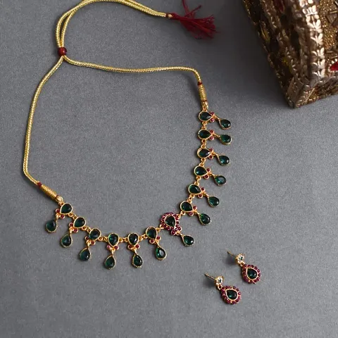 Attractive Necklace set With Earrings For Women