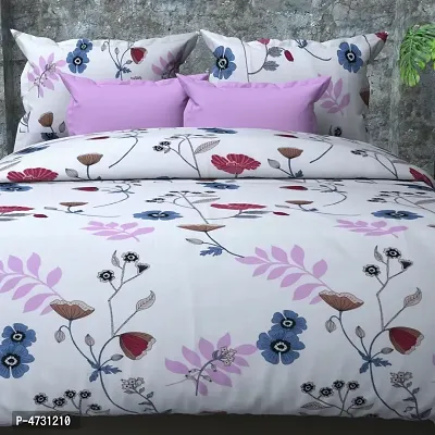 Queen Bedsheet with 2 Pillow Covers-thumb2