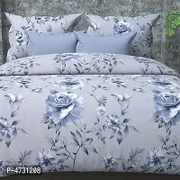 Queen Bedsheet With 2 Pillow Covers-thumb1