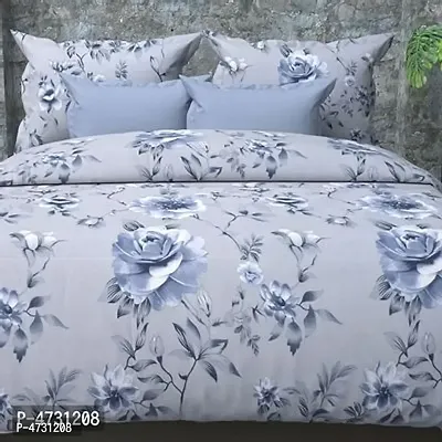 Queen Bedsheet With 2 Pillow Covers-thumb2