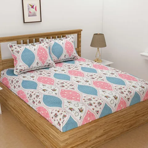 Microfiber Elastic Fitted Double Bedsheets