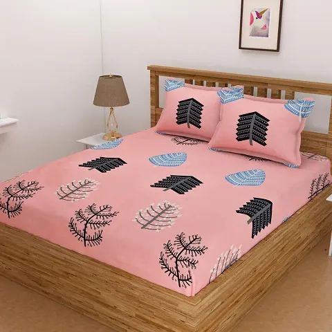 Fitted Cotton Blend Double Bedsheets