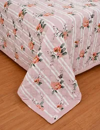 Stylish Cotton Flat 1 Bedsheet + 2 Pillowcovers-thumb2