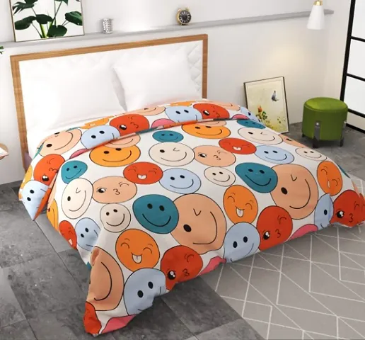 Beautiful Multicolored 300 TC Cotton Double Printed Duvet/Rajai Cover