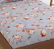 Classic Microfiber Printed Single Bedsheets with Pillow Cover-thumb2