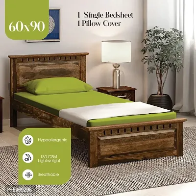 Microfiber Single Bedsheet 90*60 with 2 Pillowcovers-thumb4