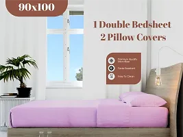 Microfiber Bedsheet 90*100 with 2 Pillowcovers-thumb2