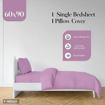 Microfiber Single Bedsheet 90*60 with 2 Pillowcovers-thumb4