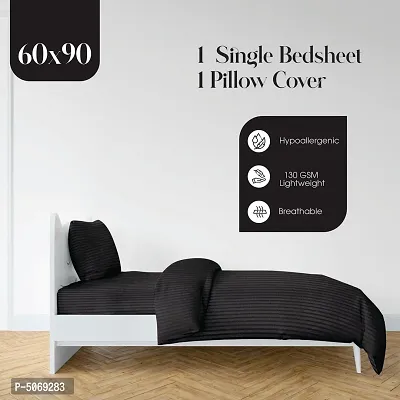 Microfiber Single Bedsheet 90*60 with 2 Pillowcovers-thumb2