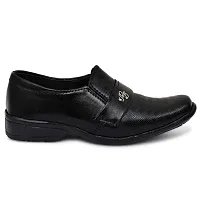 KingSwagger Formal Shoes for Kids Boys 10-11 Years Black-thumb1