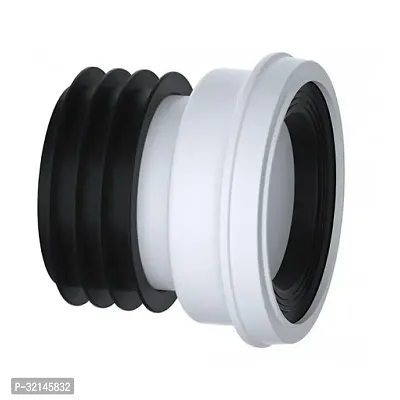 Wc Pan Connector Straight Design Plastic Dia 110Mm Length 125Mm White Color