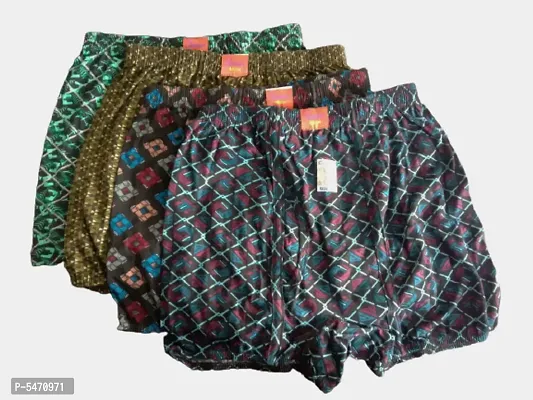 men printed cotton underwear pack of 4