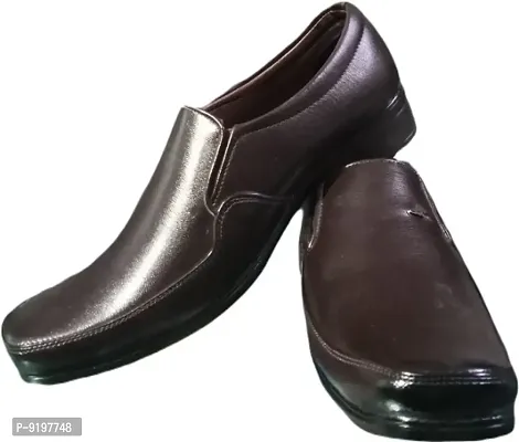 Classy Rexine Solid Formal Shoes for Men-thumb3