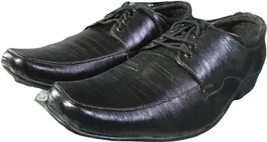 Classy Rexine Solid Formal Shoes for Men-thumb1
