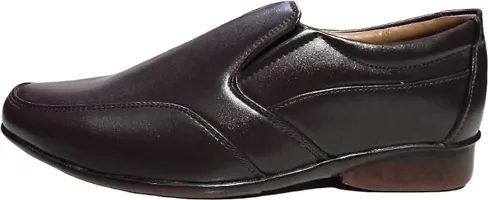 Classy Synthetic Leather Solid Formal Shoes for Men-thumb2