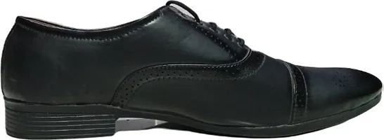 Classy Synthetic Patent Solid Formal Shoes for Men-thumb2
