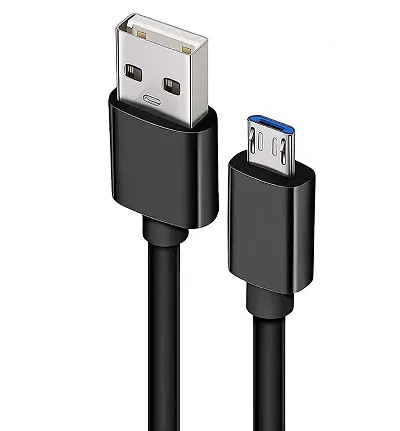 USB Cable for DOMO Slate S3 / S 3, DOMO Slate SL48, DOMO Slate SS4, DOMO Slate SSM25 OS8, DOMO Slate X15s / X 15 s, DOMO Slate X17s / X 17 s USB Cable Original Like Charger Cable | Sync Quick Fast Charging Cable | Micro USB Data Cable | Android V8 Cable (P0, Black)