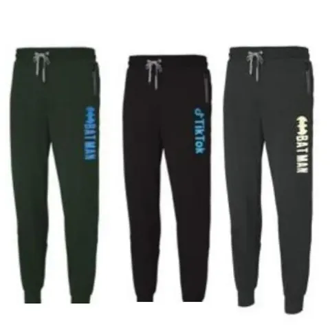 Must Have Cotton Regular Track Pants For Men Pack of 3