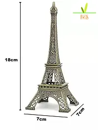 Eiffel Tower Paris Souvenir Metal Decorative Showpiece | Home and Office Decor Brown colour-thumb1