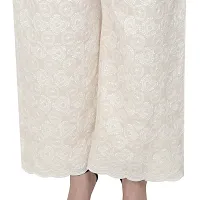 Cotton Off White Chikan Palazzo-thumb4