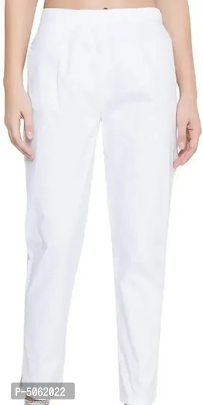Trendy Stylish Cotton Trouser for Women-thumb0