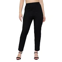 Camellias Lycra Black and Fawn Combo Pants | Pack of 2 |-thumb1
