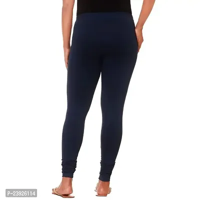 ANKITA Enterprise Slim Fit Sretchable and Comfortable Cotton Leggings for Women (Navy Blue, XL)-thumb3