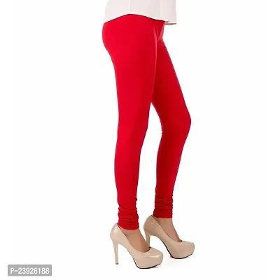 ANKITA Enterprise Slim Fit Sretchable and Comfortable Cotton Leggings for Women (Red, XL)-thumb2