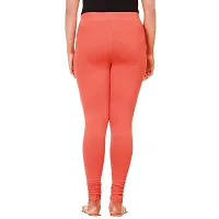 ANKITA Enterprise Slim Fit Sretchable and Comfortable Cotton Leggings for Women (Orange, XL)-thumb2