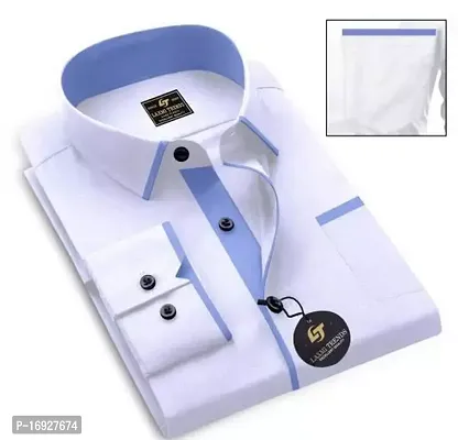 Comfortable White Cotton Shirt For Men