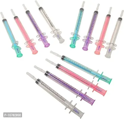 Youth Enterprises Newest Cutest Injection Look Designer Ball Pens for Kids/Birthday Return Gifts (Set of 12 Pcs.)-thumb0