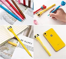 Youth Enterprises (Pack of 6) BTS Cartoon Character Theme Gel Pen for Kids, Birthday Return Gifts, Creative Stationery Student School Supplies.-thumb3