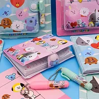 Youth Enterprise Crafts Pack of 2 BTS Pocket Diary with Smiley Emoji pen Writing Book for Kids Girls Boys (Pack of 2 Pcs) Random design and color sent.Birthday Gifts, Return Gits, Kanjak Gifts.-thumb3