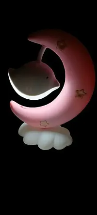 Youth Enterprises Pack of 1 Cute Space Moon Astronaut Theme Led Lamp Study Light Night Desk Light USB Charging 360 Degree-thumb1