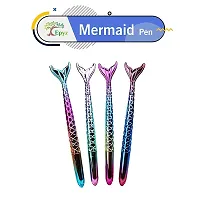 Youth Enterprises Mermaid 6 Pens Set, cute pen, cute stationary item, pen for kids, best gift for girls, best gift for kids (Mermaid Pen) |Birthday Return Gift-thumb4