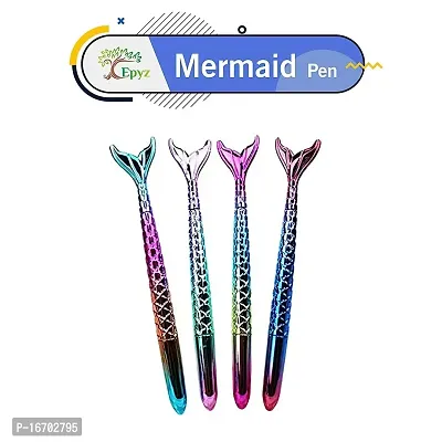 Youth Enterprises Mermaid 6 Pens Set, cute pen, cute stationary item, pen for kids, best gift for girls, best gift for kids (Mermaid Pen) |Birthday Return Gift-thumb5