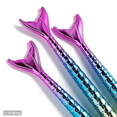 Youth Enterprises Mermaid 6 Pens Set, cute pen, cute stationary item, pen for kids, best gift for girls, best gift for kids (Mermaid Pen) |Birthday Return Gift-thumb2