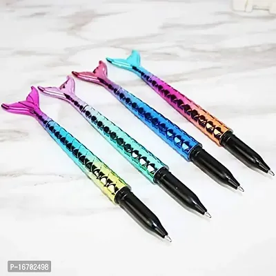 Youth Enterprises Mermaid 6 Pens Set, cute pen, cute stationary item, pen for kids, best gift for girls, best gift for kids (Mermaid Pen) |Birthday Return Gift-thumb3